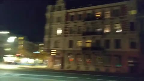 Ute igen om kvällen i Helsingborg 16 Okt. 2018