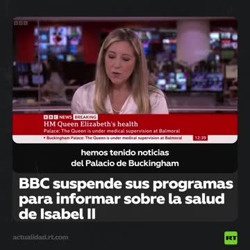 La BBC sospende la programmazione regolare tra le preoccupazioni per la salute della Regina Elisabetta II.I medici della Regina britannica sono preoccupati per la sua salute e le hanno consigliato di rimanere sotto controllo medico a Balmoral