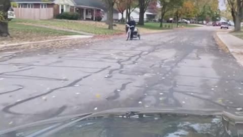 Michael Myers Gets Caught Taking Baby Boy On A Bike Ride