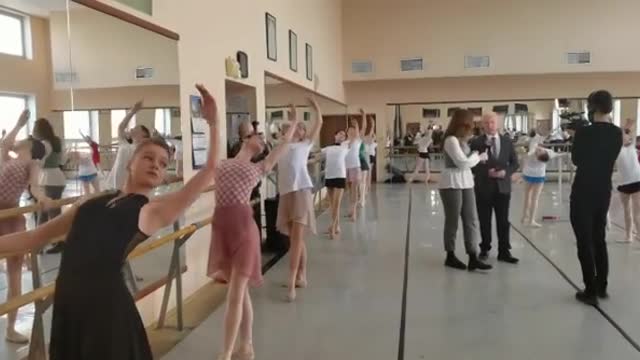 Russian Girls Dancing.