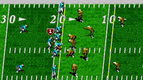 Retro football game Super High Impact Video 2