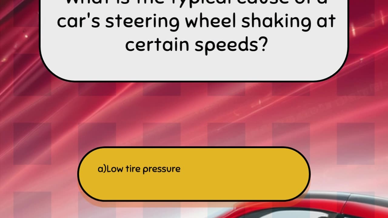 Part 5 Intermediate Car Engine Quiz Question