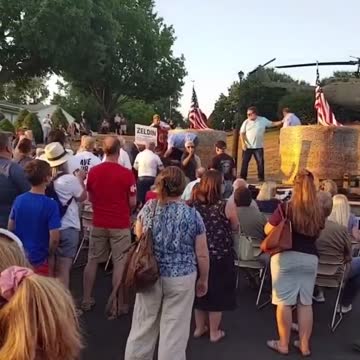 Rep. Lee Zeldin Attacked On Stage