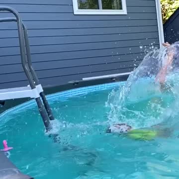 Toddler nails front flip at only three years old