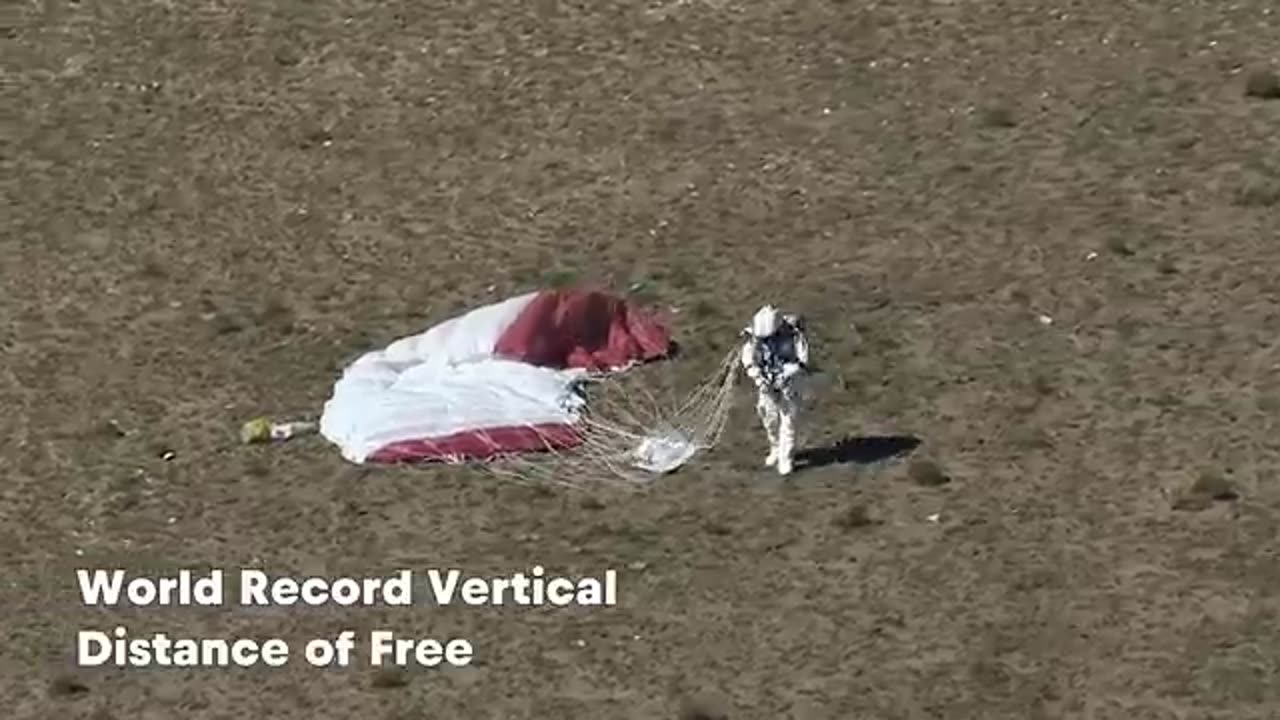 Jump from space world record super sonic free fall