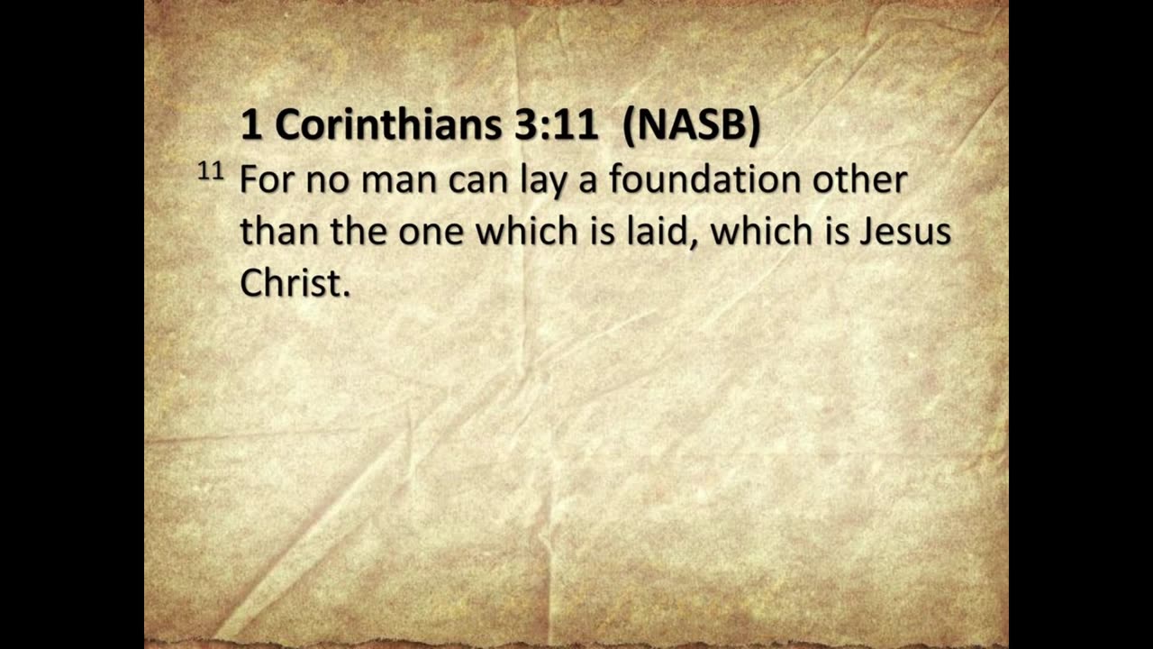 1 CORINTHIANS 3:11 31124 0000433 18238 49