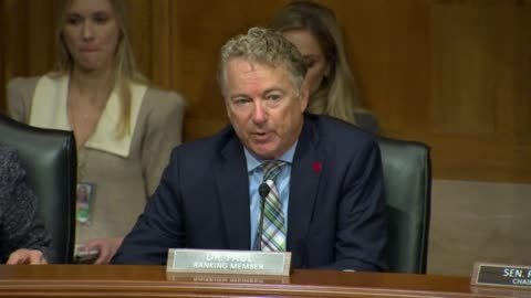 Dr. Rand Paul HSGAC Hearing Opening Remarks - May 16, 2023