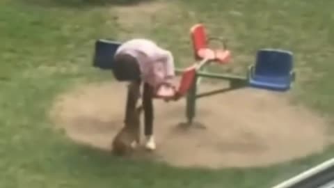 Ukraine Lady Hate/Beat Her Dog!!!