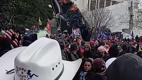 **Tear Gas** at the Capital in D.C. .. *Stop the Steal*...