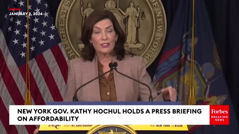 Gov. Kathy Hochul Asked About Mayor Migrants Being Bussed To New Jersey To Avoid Adams Rule