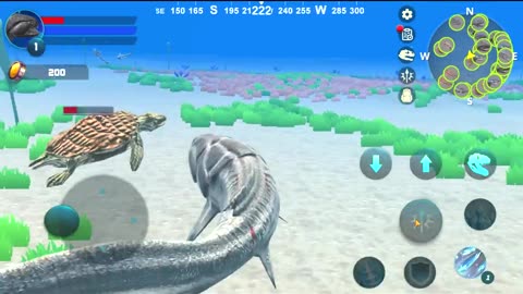 Fierce prehistoric sea animal fights in Dunkleeosteus Simulator Game - Part 1