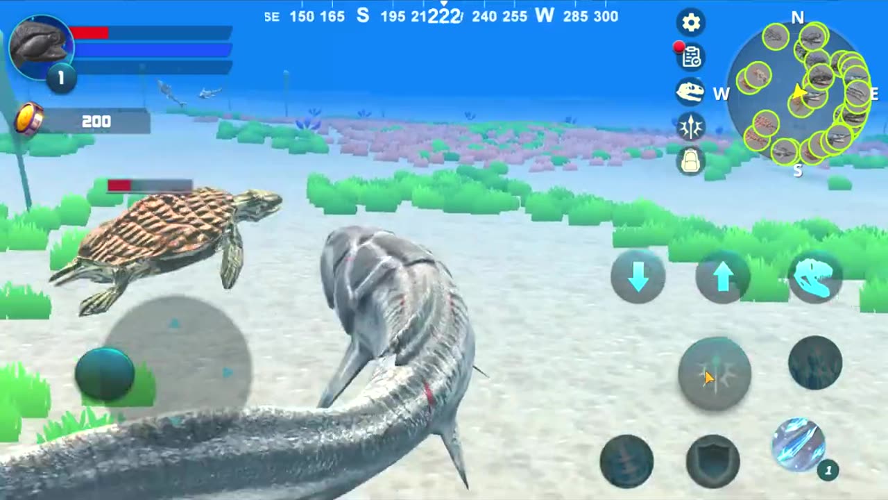 Fierce prehistoric sea animal fights in Dunkleeosteus Simulator Game - Part 1