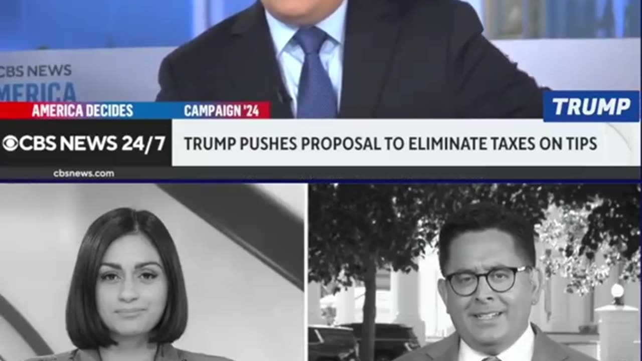 Media Caught Shifting Stances After Kamala Picked Up Trump's Idea Of No Tax On Tips