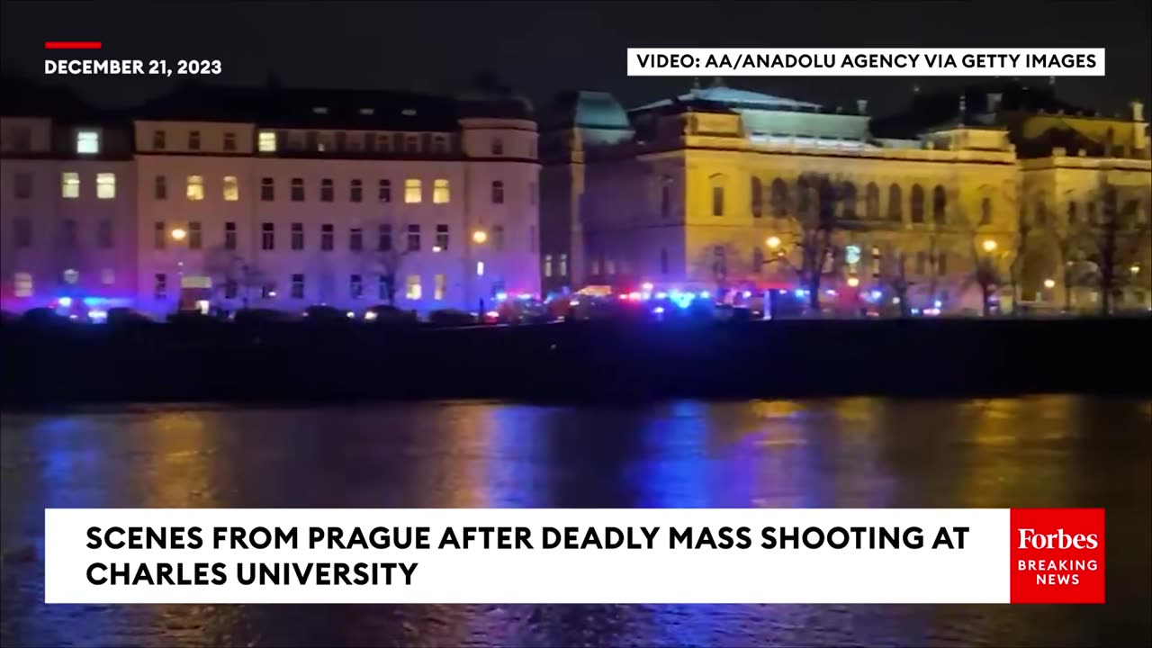 Authorities Deal With Aftermath Of Deadly Mass Shooting At Prague's Charles University