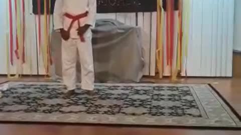 Red belt demonstration