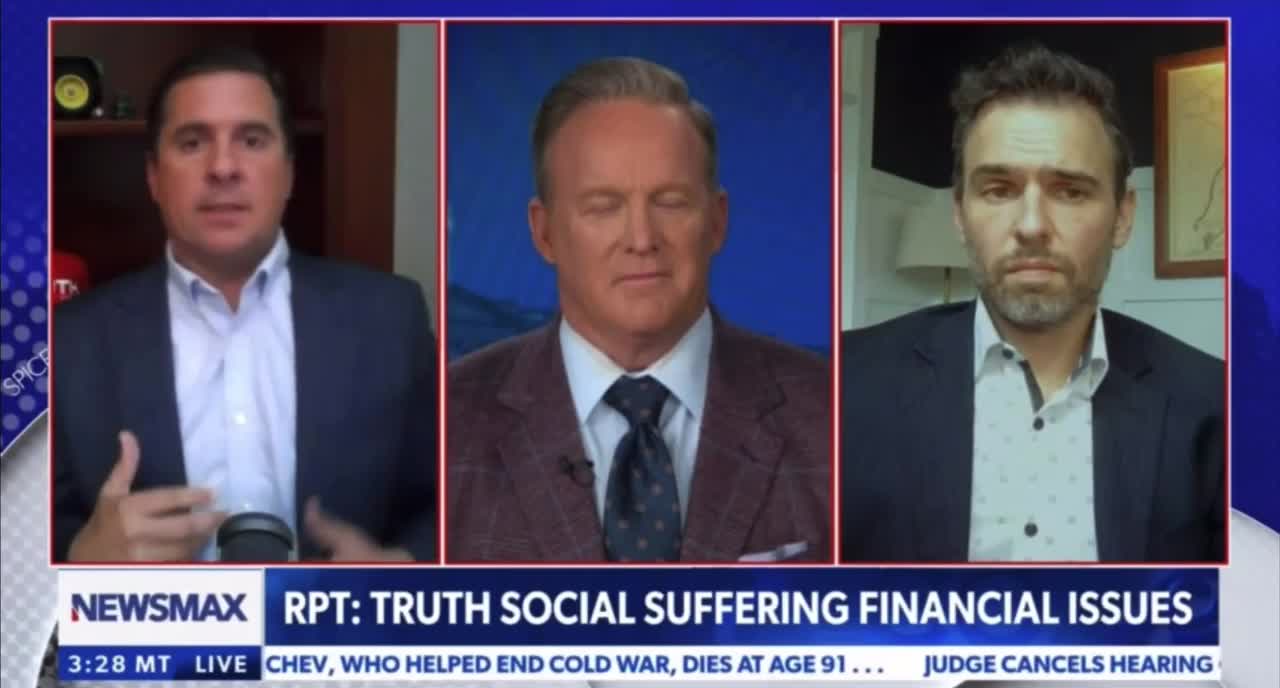 Devin Nunes on fake news reports that Truth Social is struggling financially.