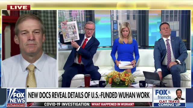 Rep. Jim Jordan on Fox & Friends 9.8.2021