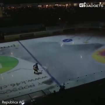 When you scare an ice player