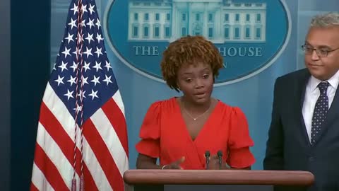 White House press secretary jumps in, explaining that "it doesn't matter" where Biden was infected