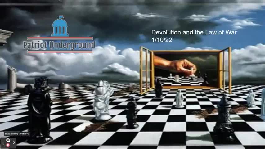 Patriot Underground Intel Update: Devolution and the Law of War [mirrored]