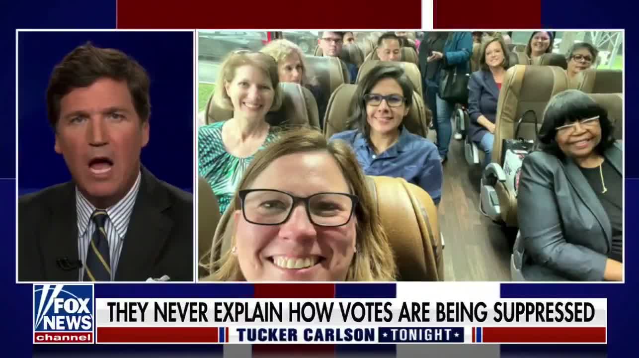 Tucker Slams Democrats' Growing Hysteria on Voter Integrity Laws