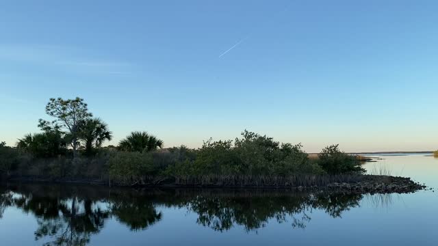 Sunset at a Florida Park