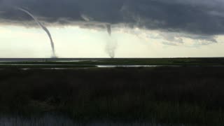 Two Water Spouts Captured in Florida