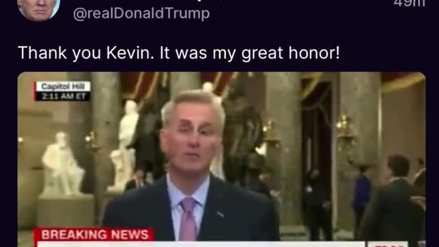 Trump played a huge role in McCarthy finally becoming Speaker