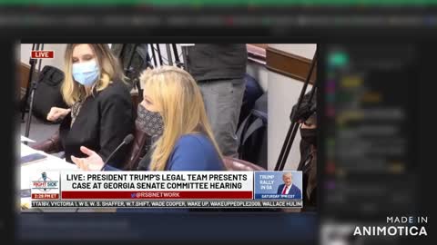 Georgia Democrat Senator In A State Of Panic After Seeing Election Fraud Evidence