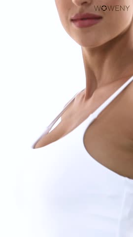 WOWENY Women Padded Sports Bra, Yoga Fitness Workout Crop Tank Tops Shirts, Longline