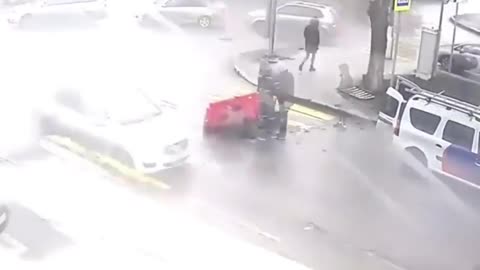 Russians trying to repair a pothole...logistics genius.
