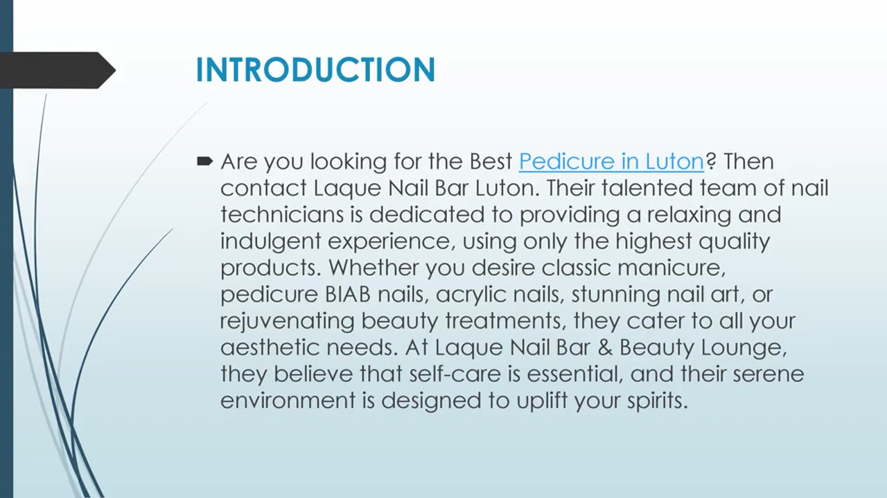 Get The Best Pedicure in Luton.