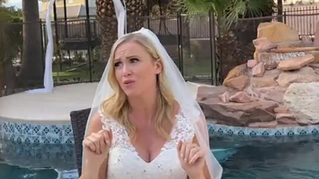 BRIDEZILLA gets INSTANT KARMA!!