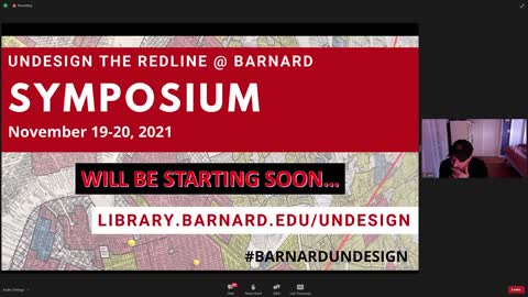 Undesign the Redline @ Barnard Symposium