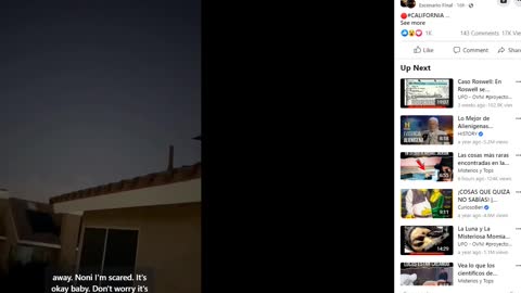 Multitud de objetos no identificados fueron observados en Palmdale, California