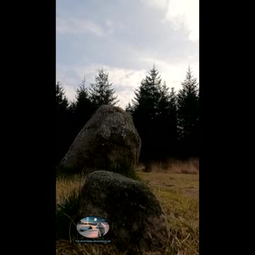 Ancient stone circle in a forest. DARTMOOR