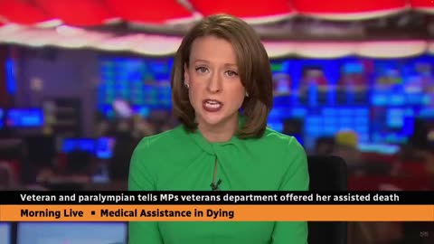 A Canadian woman campaigning for a wheelchair...