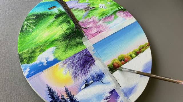 Four seasons of the year, each season has a different mood