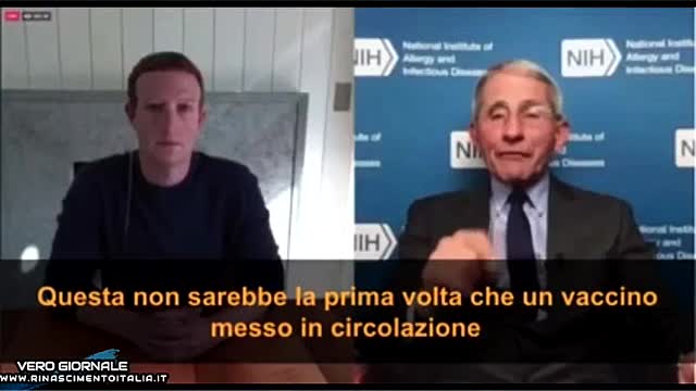 COSA DICEVA FAUCI 2 ANNI FA - VERO GIORNALE 14.12.2021