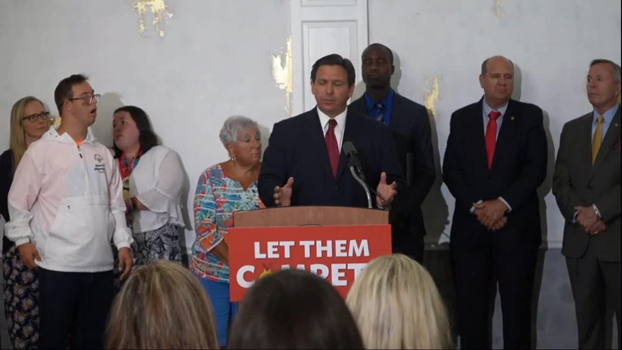 Latest epic speech of gov DeSantis