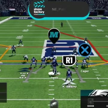 Daniel Jones Throws Perfect TD Pass #shorts