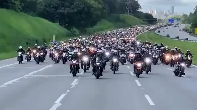 Bolsonaro na motociata