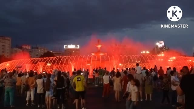 Dancing Fountains Bucharest Romania