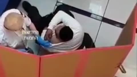 JEWS FAKE TAKING THE VACCINE