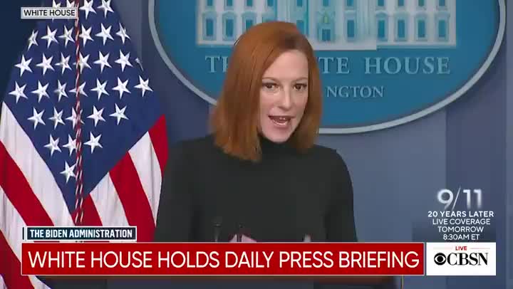 Psaki Left STUMBLING Over Biden's Vaccine Mandate Flip Flop