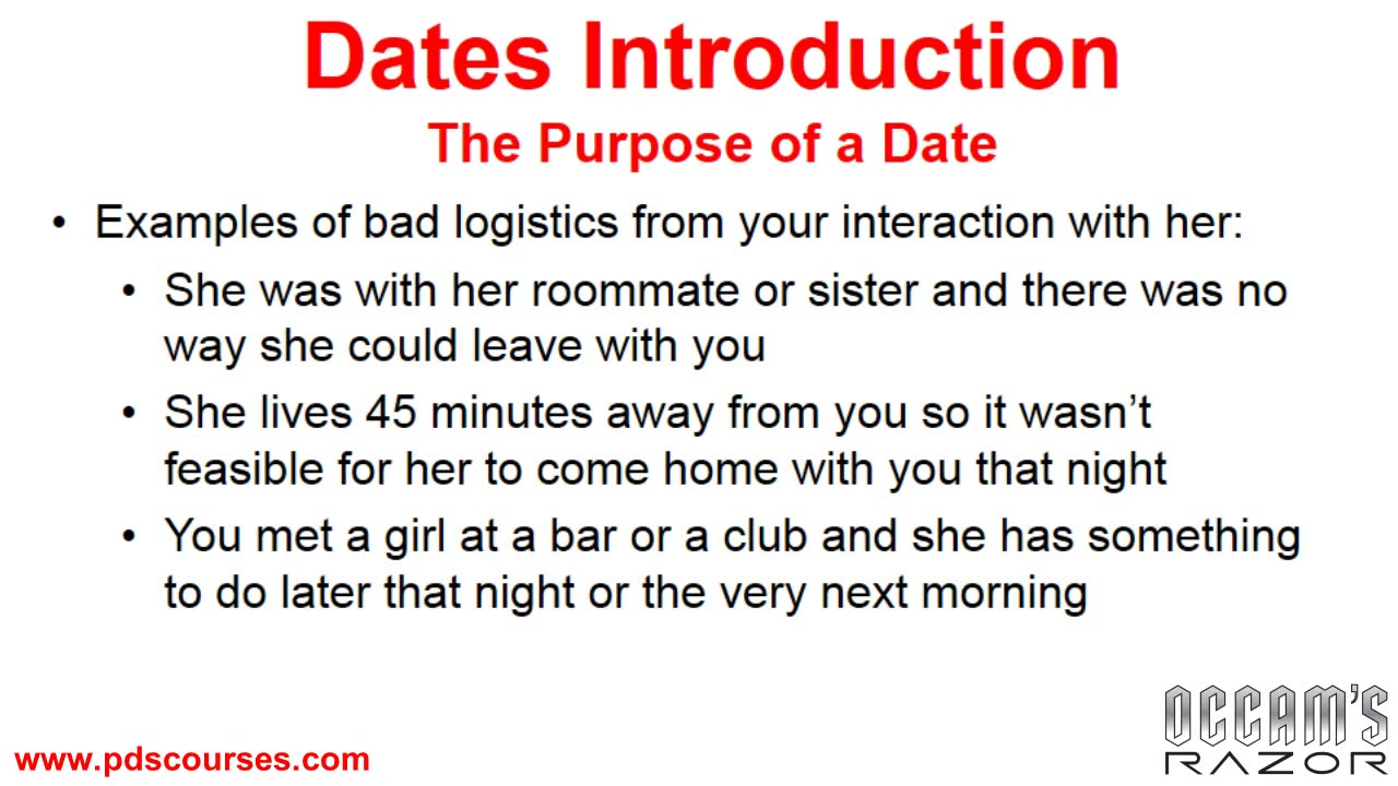 dates intro