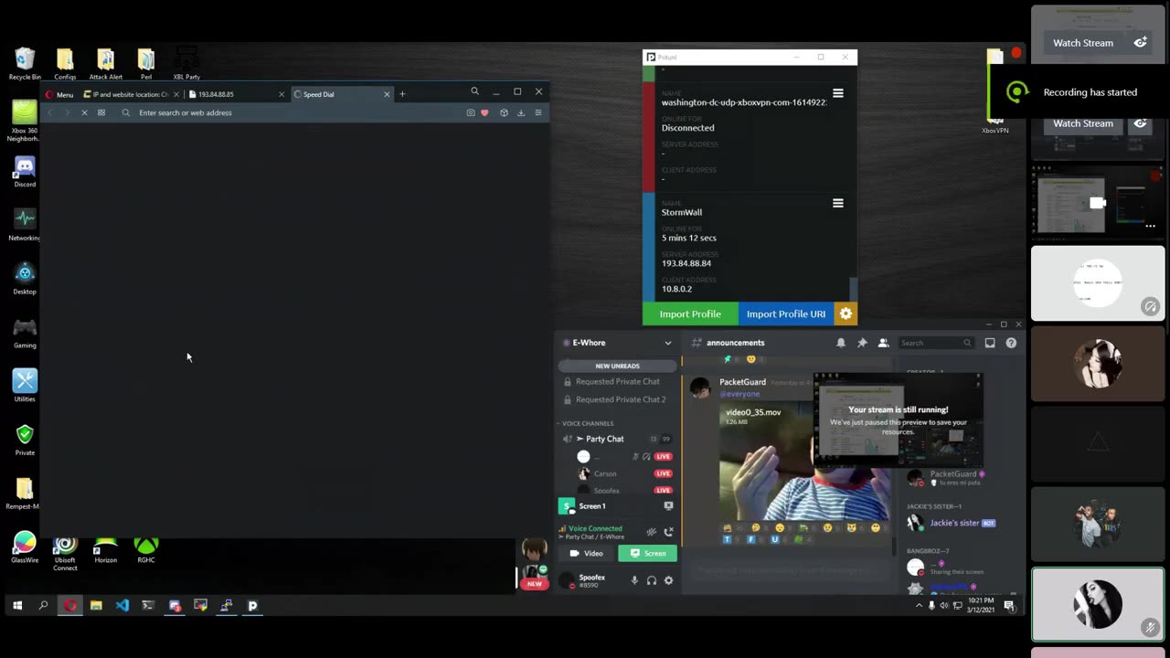 Spoofex#8590 / joe4#8970 | Xbox VPN slammed (stormwall)