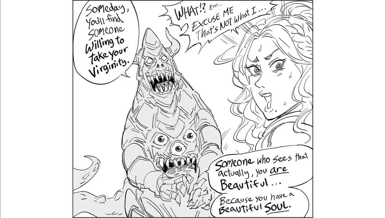 Virgin Knight: Random Kindness| Baalbuddy Comic