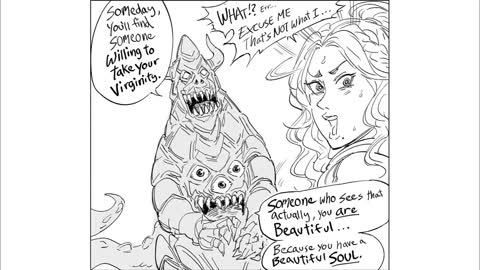 Virgin Knight: Random Kindness| Baalbuddy Comic