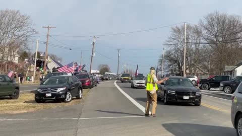 'People's Convoy' Of Trucks Approaches Washington, D.C.